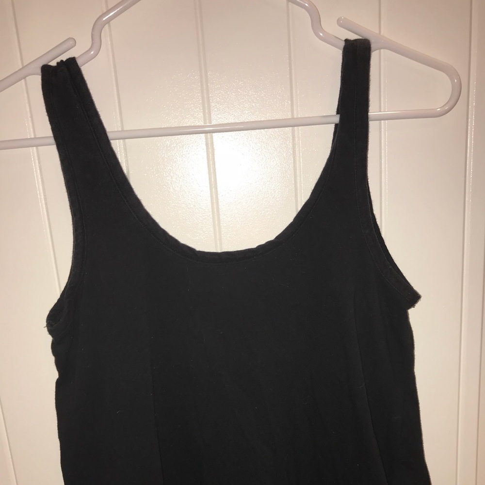 Simple black tank top